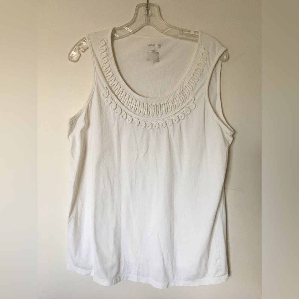 St. John’s Bay off-white tank size 1X